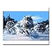 Produktbild JIAER Digital DIY Ölgemälde Schnee Wolf Öl Bilder Nach Zahlen Für Handgemalte Kits Färbung Abstrakte Leinwand Wohnkultur Optional Rahmen 40x50cm