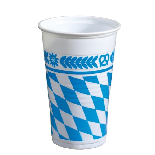 Susy Card 11095601 Becher, 0.2 l, Bayernraute, 12er Packung