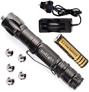 Laser Pointer Professional 532nm Boxed Light Pen Lazer Beam with 5 Star Caps (Green)