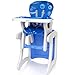 2IN1 High chair / table & chair SET (convertible) baby children 6 months to 6 years) (BLUE)