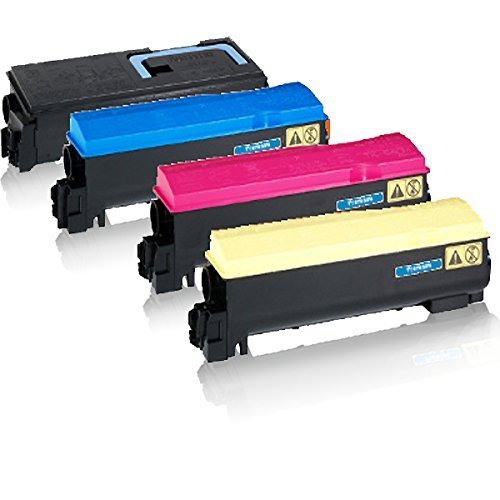 4x Kompatible Tonerkartuschen für Triumph Adler CLP 4521 CLP4521 Utax CLP 3521 CLP3521 - Sparset - Schwarz Cyan Magenta Yellow Rainbow Kit