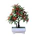Produktbild Künstliche Pflanzen Blumen im Topf Kunststoff Büsche Topfblumen Künstliche Pflanzen für Küche Garten Wohnzimmer-7cmx24cmx13.5cm