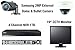 Produktbild Samsung 2MP Outdoor 1080p Full HD CCTV-Kamera-Kit mit NVR + 19 "CCTV-Bildschirm / Monitor (1x Dome 1x Bullet)