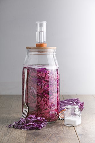 Kilner Gärung Set für Sauerkraut/Kimchi/Pickles, transparent - 3