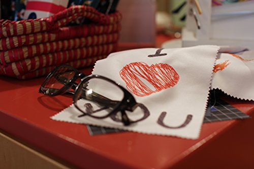 Brillenputztücher / Displaytuch Love-Set aus Microfaser im 3er Pack für Brille, Iphone, Ipad - 6