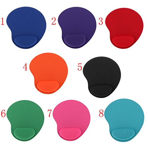 Generic Gel Maus Pad mit Handgelenkstütze Rest Matte für PC Laptop Gaming – Rot - 7