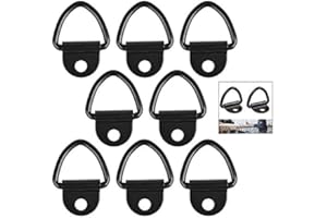 iwobi Confezione da 8 Cochet di ancoraggio Anello per Rimorchio di Camion, Barche, Autos