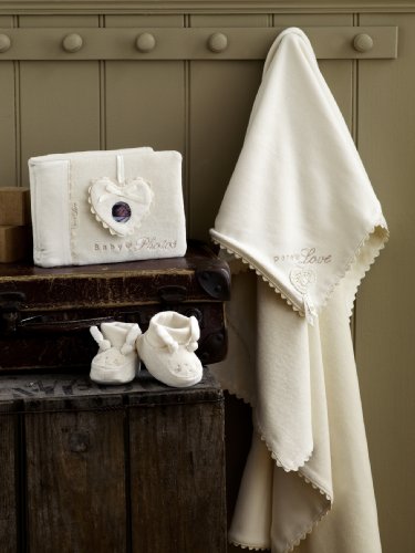 Natures Purest Picture Time Gift Set - contains a photo album, booties and shawl - Pure Love