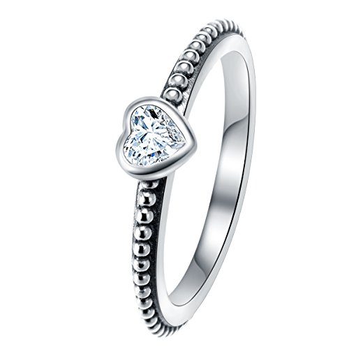 CHANGEABLE Eres el único Anillos de Mujer de Plata de Ley (tamaño 12)