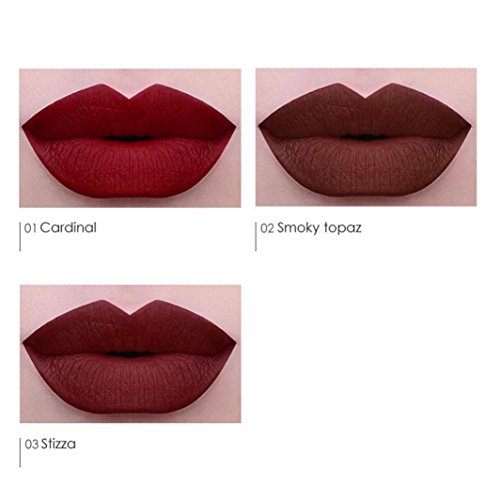 ROPALIA 3 Stücke Matte Samt Lip Gloss Set Wasserdicht Langlebig Akt Tattoo Bleistift Lippenstift - 2