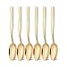 Produktbild icxox Löffels Set 6 Stück-Edelstahl 18/10 Teelöffels, 15,5 cm (Gold)