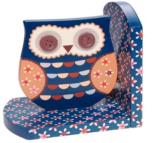 SASS & BELLE BLUE OWL BOOKENDS