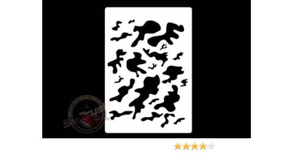 Camouflage Airbrush Profi Schablone Stencil Bodypaint Tattoo Etc Amazon De Kuche Haushalt Wohnen Camouflage Airbrush Profi Schablone Stencil Bodypaint Tattoo Etc Amazon De Kuche Haushalt Wohnen