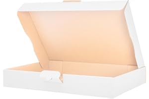 verpacking 100 Scatole per spedizioni piatte | 32 x 22,5 x 5 cm - MB 4 | scatole fustellate bianche