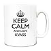 Produktbild Schwarz, Motiv "Keep Calm and Love Kvass Becher TXT 2595