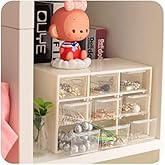 NOMAZO 9 Grids Plastic Storage Organizer Jewelry Storage Box | Transparent Organizer Box For Earring Fishing Hooks |9 Drawer 