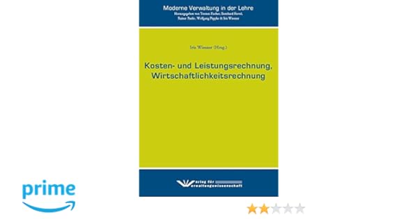 Kosten Und Leistungsrechnung Wirtschaftlichkeitsrechnung
