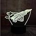 Produktbild Qwerph Coole Rc Spielzeug 3D Flugzeuge Kampfflugzeuge Modell Nachtlicht Touch Jet Flugzeug Schreibtischlampe Led Nachttischlampe Lampe
