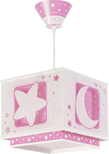 Dalber 63232S Hängeleuchte Rosafarbener Mond Kinderzimmer Lampe Leuchte - 2