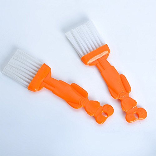 JUNGEN Silikon Pinsel Brot Grill Pinsel Kreativ Griff Pinsel Gewürz Öl Pinsel Küchenartikel (Orange) - 3