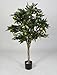 Produktbild Mandarinenbaum 140 cm, große Kunstpflanze hochwertig, Citrus mandarine Deko-Pflanze wie echt