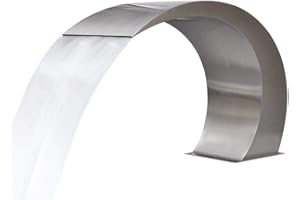 KOIECETA Alcachofa de ducha de acero inoxidable para piscina, con accesorios (sin LEDA)