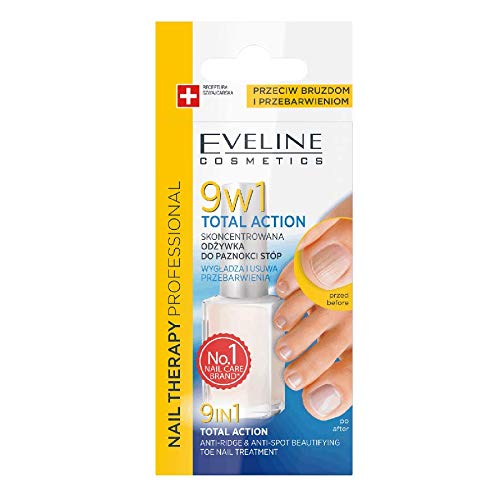 Tratamiento de uñas DPNY EVELINE 9 en 1, acción total, anticrestas y antimanchas