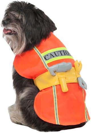 Fashion Pet Construction Worker Pet Costume, Small