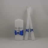 Hochzeitskerze - Name Datum, Geburtstagskerze Geschenk Hochzeit Hochzeitskerzen. …