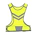 Produktbild LED Warnweste, Sicherheit leichter Running Gear vest-fluorescent Pfeil Muster gelb LED Luminous Reflektierende Best Hohe Sichtbarkeit Sicherheit Gear für Running, Walking & cycling-fully verstellbar, bequem und leicht