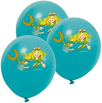 Lutz Mauder Lutz Mauder66019 8 Piece Mermaid Balloons, Multi-Color