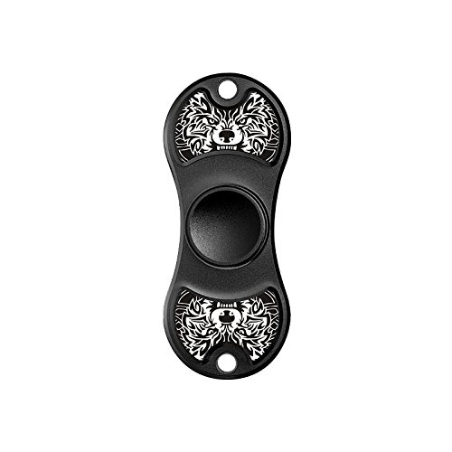 Vintage Painted Hand Spinner Fidget Toys Time killer Stress reducer (Wolf)