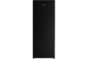 Russell Hobbs Frost Free Freezer, 54cm Wide, 175 Litre, Transparent Drawers, Winter Shield Technology, Fast Freeze, Low Noise, Black, RH146FFFZ541E1B