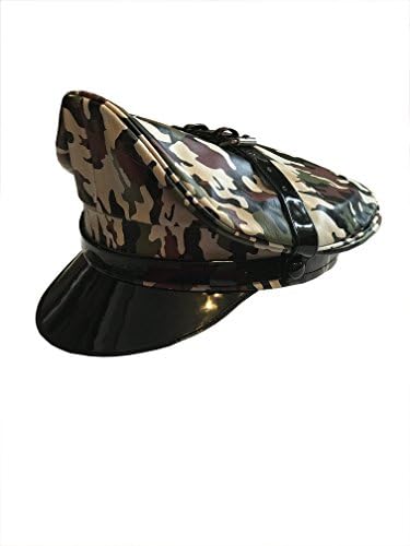 italiaboy2018 Camouflage Real Cowhide Leather Muir,Biker,Gay, Cap Size: 59/L