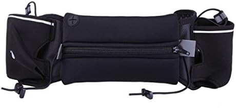 Running Men And Women Sports Ultra-light Personal Security Marathon Belt Cell Phone Waist Packs Bag,Black