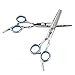 niceEshop(TM) 6pcs Professional Hair Scissors Set Barber Hair Cutting Thinning Scissors with Black Case (6.0 Inch)