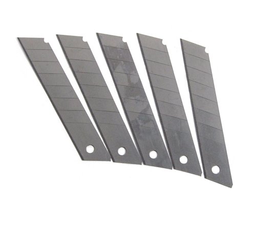 Incutex Abbrechklingen Set 10 Stück für Cuttermesser Teppichmesser 18mm Ersatzklingen, ohne Mehrzweckmesser - 3