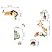 Voberry® Jungle Animal Kids Baby Nursery Child Home Decor Mural Wall Sticker Decal