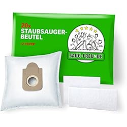 20 Sacs d'aspirateur pour ROWENTA Silence Force RO 6432 EA, RO 6441, RO 6442, RO 6451, RO 6455, RO 6457, RO 6466, RO 6477, RO 6484, RO 6486 und Silence Force Compact RO 6327, RO 6331, RO 6355, RO 6383