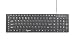 Produktbild Gembird KB-MCH-01 USB US Englisch Schwarz Tastatur - Tastaturen (Standard, Verkabelt, USB, Schwarz)