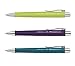 Produktbild 3 Stück Faber-Castell Kugelschreiber Set POLY BALL Lime Petrol Lila Druckkugelschreiber mit Großraum Mine blau, 0,5mm XB, ergonomische Dreieckform, rutschfester Schaft, Metallclip, dokumentenecht + GRATIS Ersatzmine