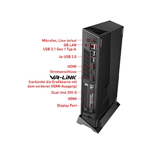 MSI Trident 3 VR7RC-031DE Gaming-PC (Intel Core i7-7700, Nvidia GeForce GTX1060 3GB, 8GB DDR4, 256GB SSD, Windows 10 Home) schwarz - 3