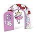 Kids Magical 'Opening' Fairy Door - Hand Painted Bedroom Wall, Door, Skirting Board Ornament - Lucy Locket