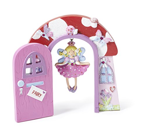 Kids Magical 'Opening' Fairy Door - Hand Painted Bedroom Wall, Door, Skirting Board Ornament - Lucy Locket