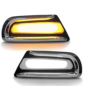 Kingsway DRL Led Lights with Indicator for Maruti Suzuki S Presso (Model Year : 2019 Onwards)