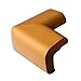 Beyondfashion 4 x Baby Corner Edge Cushions Desk Table Cover Protector Child Safety Guard - Light Brown