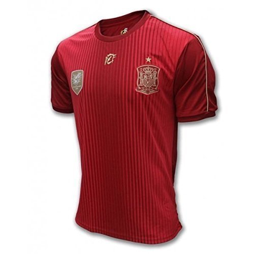 DRAPS CENTER S.L. Lote 100 Camisetas Oficial Real Federación Española de Fútbol. Selección Española. Unidades/Tallas: 40S 20M 20L 20XL. Ideal para Regalar. Merchandising.