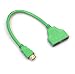 Produktbild hdmi adapter 20 cm Kolylong® 720p, 1080i und 1080p Aktive HDMI 1-2 Split Doppel Signal-Adapter-Konverter für Plasma, Digital, TFT / LCD und HD / TV grün
