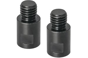 Bestgle 2 Pezzi Adattatore Filettato M10 a Filettatura Femmina M14 per Trapano Core Bit Grinding Disc Smerigliatrice Angolare