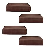  2 Paar Pflegeleicht Sofa Sitzkissenbezüge Couchbezug Sessel Hussen